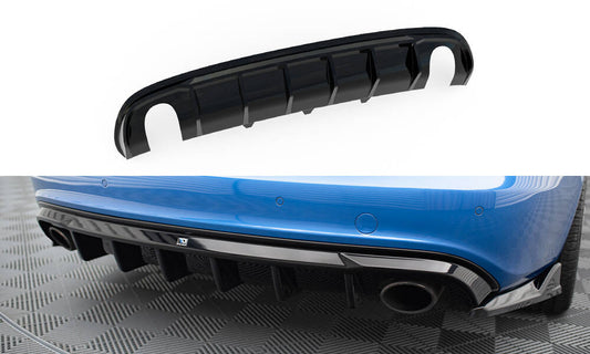 Bagerste diffuser Audi A4 S-Line Sedan / Avant B8 (Version med single exhaust tips on both sides)