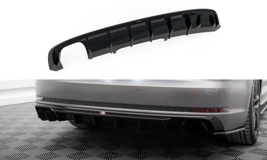 Bagerste diffuser Audi A4 S-line B9 (Version med dual exhaust tips on one side)