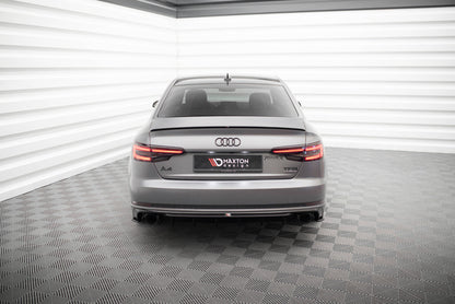 Bagerste diffuser Audi A4 S-line B9 (Version med single exhaust tips on both sides)
