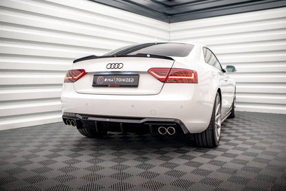 Bagerste diffuser Audi A5 8T Facelift (Version med dual exhausts on both sides)