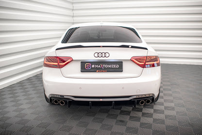 Bagerste diffuser Audi A5 8T Facelift (Version med dual exhausts on both sides)