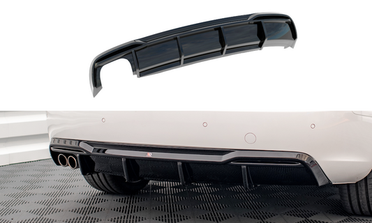 Bagerste diffuser Audi A5 8T Facelift (Version med dual exhausts on one side)