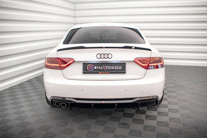 Bagerste diffuser Audi A5 8T Facelift (Version med dual exhausts on one side)