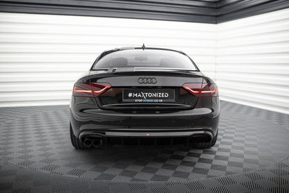 Bagerste diffuser Audi A5 Coupe / Cabrio S-Line 8T (Single side dual exhaust version)