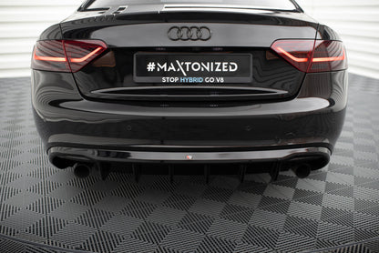 Bagerste diffuser Audi A5 Coupe / Cabrio S-Line 8T (Version med single exhausts on both sides)