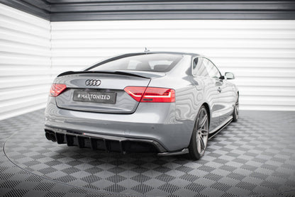 Bagerste diffuser Audi A5 S-Line Coupe / Sportback 8T Facelift (Single side dual exhaust version)