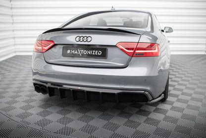 Bagerste diffuser Audi A5 S-Line Coupe / Sportback 8T Facelift (Single side dual exhaust version)