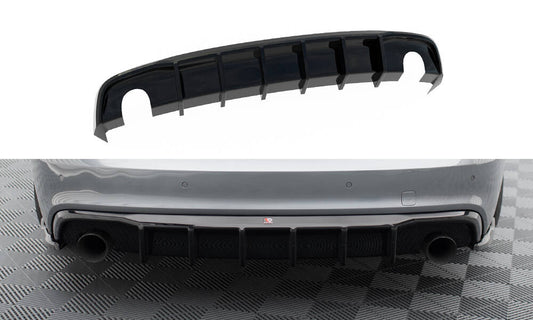 Bagerste diffuser Audi A5 S-Line Coupe / Sportback 8T Facelift (Version med single exhausts on both sides)