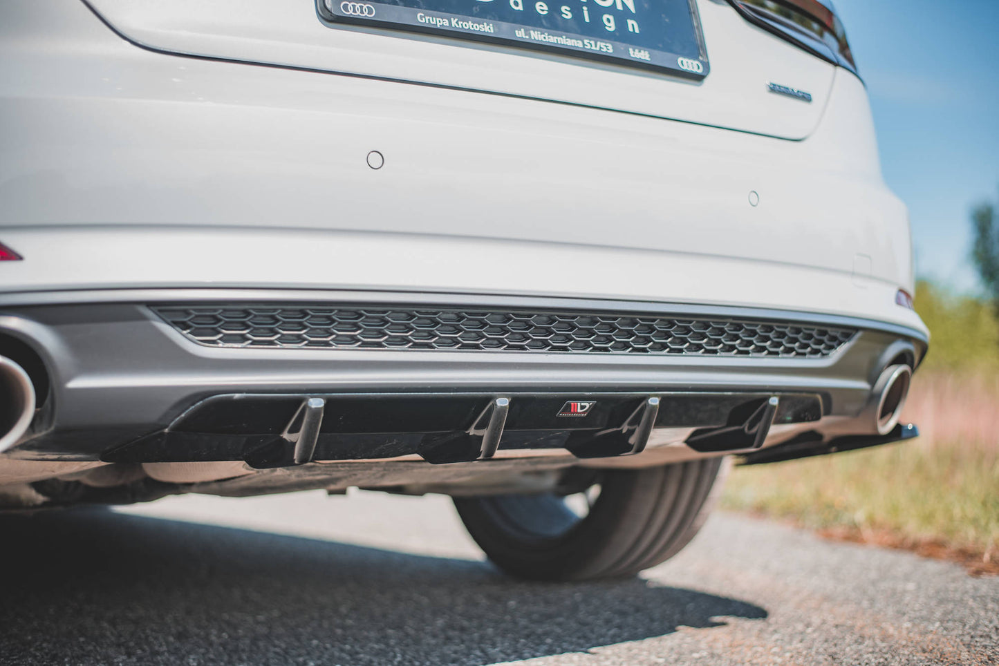 Bagerste diffuser Audi A5 S-Line F5 Coupe / Sportback