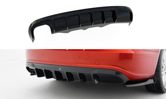 Bagerste diffuser Audi A5 S-Line Sportback 8T (Version med dual exhaust tips on one side)