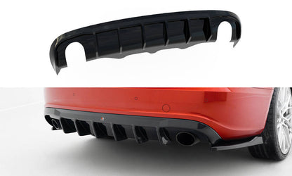 Bagerste diffuser Audi A5 S-Line Sportback 8T (Version med single exhaust tips on both sides)