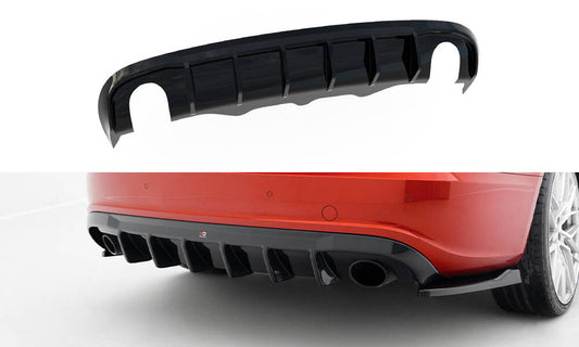 Bagerste diffuser Audi A5 S-Line Sportback 8T (Version med single exhaust tips on both sides)