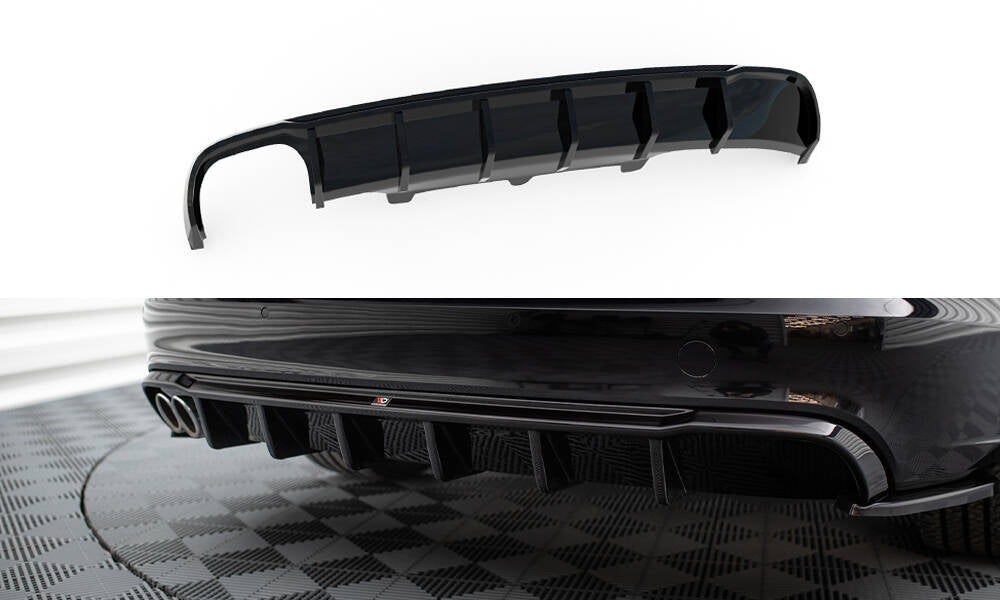 Bagerste diffuser Audi A6 Sedan / Avant C7 (Single side dual exhaust version)