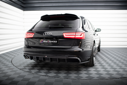 Bagerste diffuser Audi A6 Sedan / Avant C7 (Single side dual exhaust version)