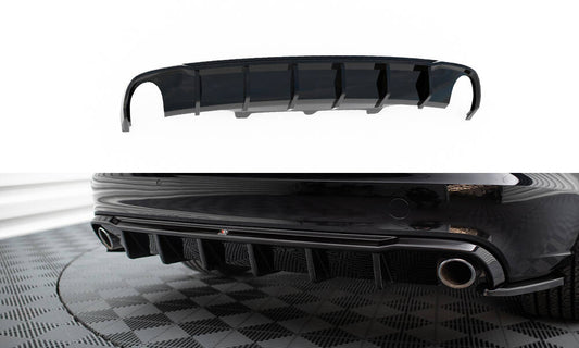 Bagerste diffuser Audi A6 Sedan / Avant C7 (Version med single exhausts on both sides)