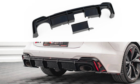 Bagerste diffuser Audi RS7 C8 (Version med towbar)