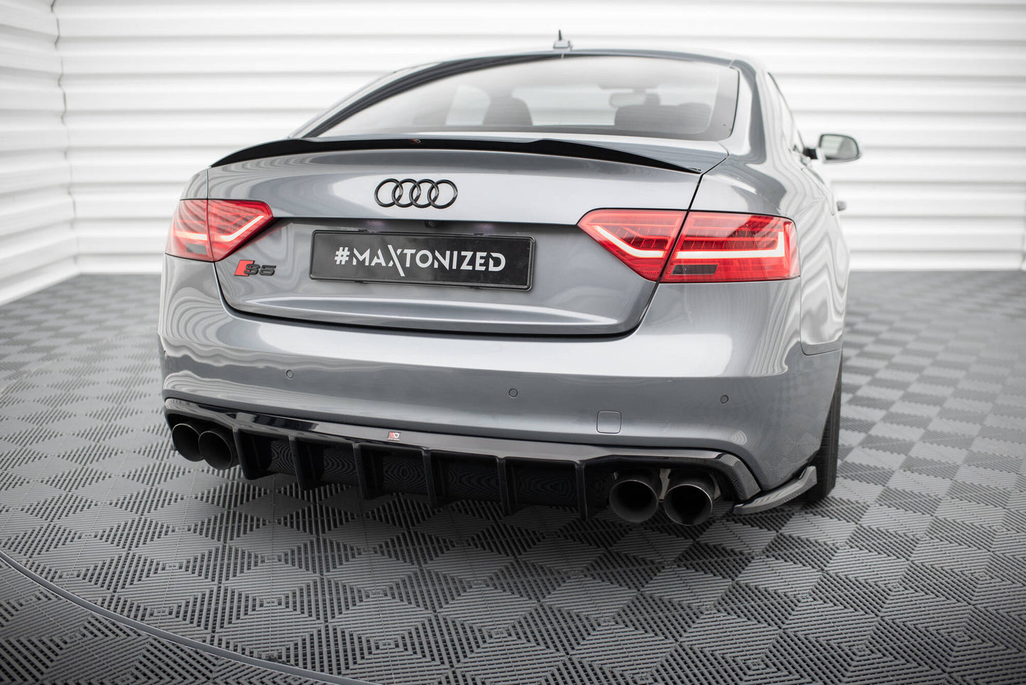 Bagerste diffuser Audi S5 Coupe / Sportback 8T Facelift