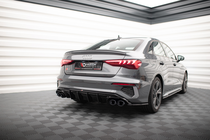 Bagerste diffuser + Exhaust Ends Imitation Audi A3 S-Line Sedan 8Y