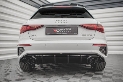 Bagerste diffuser + Exhaust Ends Imitation Audi A3 S-Line Sportback 8Y