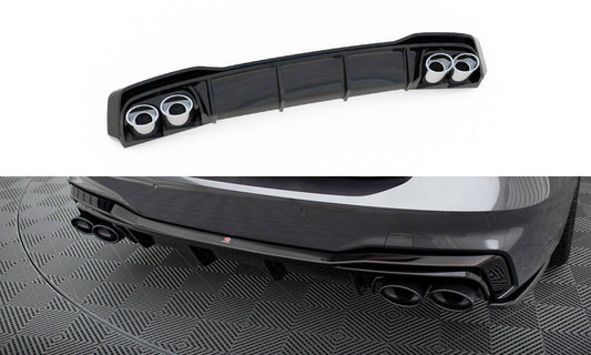 Bagerste diffuser + Exhaust Ends Imitation Audi A7 S-Line C8 / S7 C8 / C8 Facelift / S7 Facelift