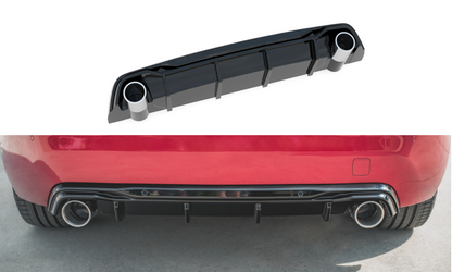 Bagerste diffuser + Exhaust Ends Imitation Peugeot 308 GT Mk2 Facelift