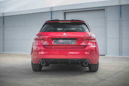 Bagerste diffuser + Exhaust Ends Imitation Peugeot 308 GT Mk2 Facelift