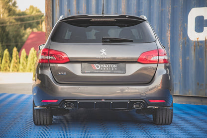 Bagerste diffuser + Exhaust Ends Imitation Peugeot 308 SW Mk2