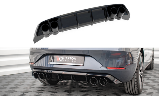 Bagerste diffuser + Exhaust Ends Imitation Seat Leon FR Hatchback Mk4