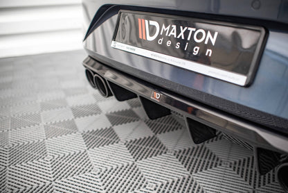 Bagerste diffuser + Exhaust Ends Imitation Seat Leon FR Hatchback Mk4