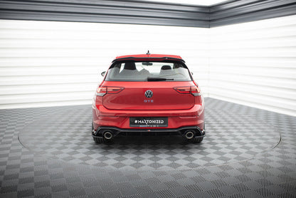 Bagerste diffuser + Exhaust Ends Imitation Volkswagen Golf GTE / R-Line Mk8 / Mk8 Facelift