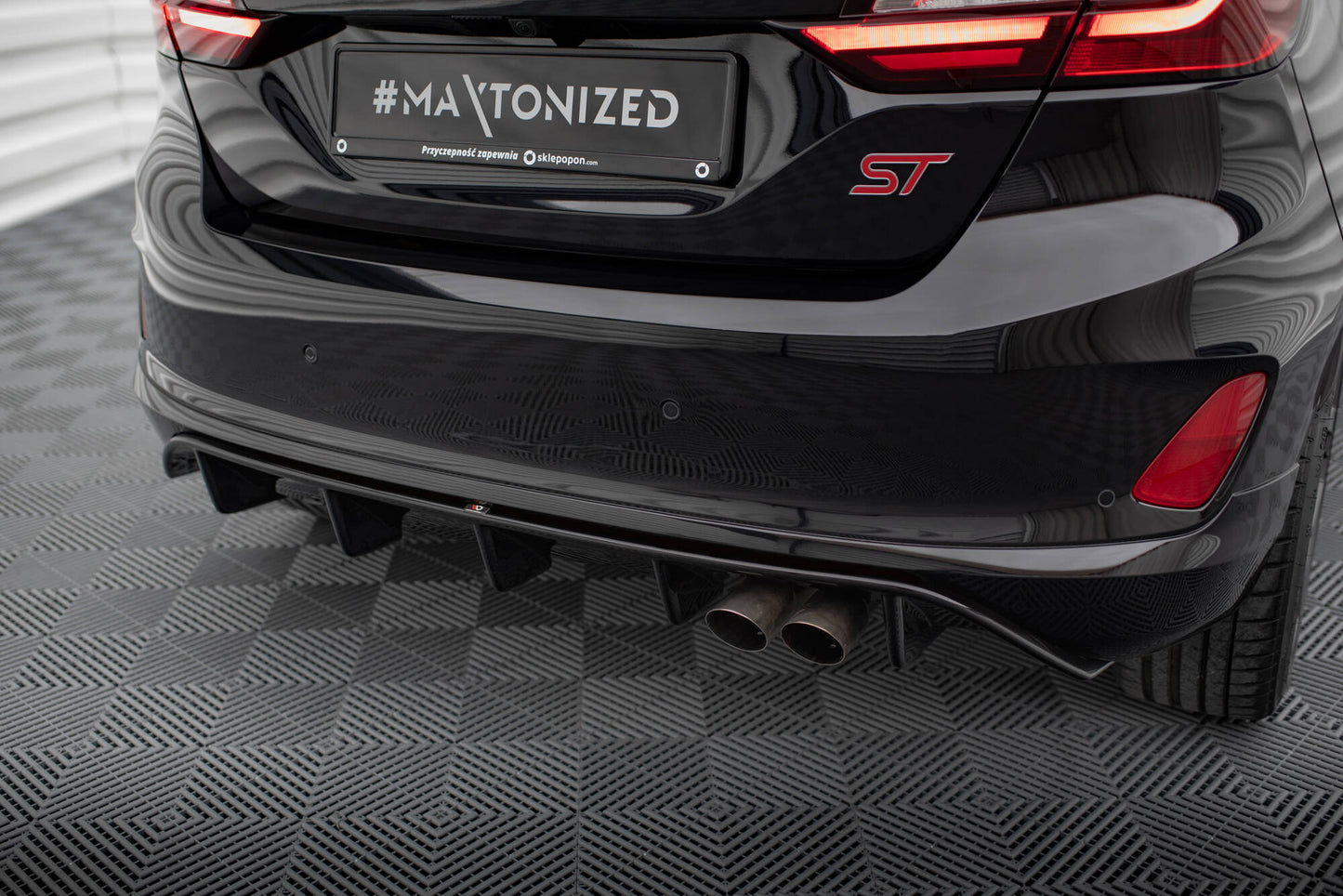 Bagerste diffuser Ford Fiesta Mk8 ST