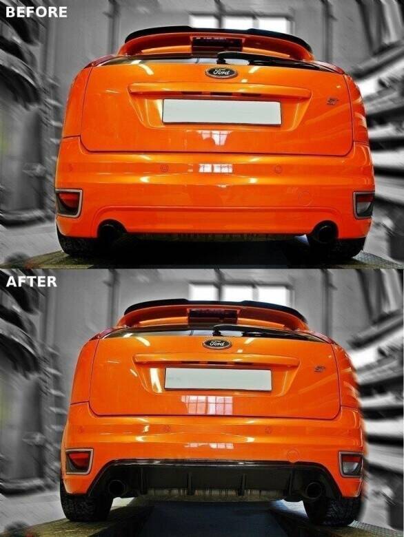 Bagerste diffuser Ford Focus ST Mk2