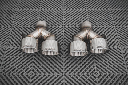 Bagerste diffuser + Milltek Sport Exhaust Audi RS3 Sportback 8V Facelift