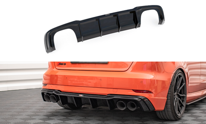 Bagerste diffuser + Milltek Sport Exhaust Audi RS3 Sportback 8V Facelift