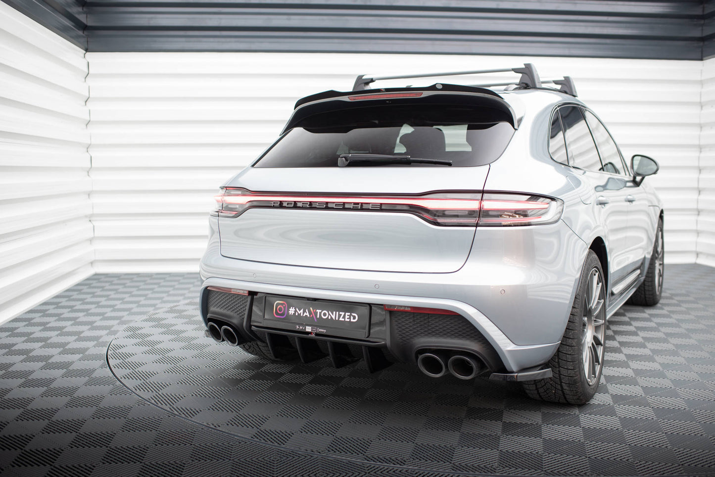 Bagerste diffuser Porsche Macan Mk1 Facelift 2