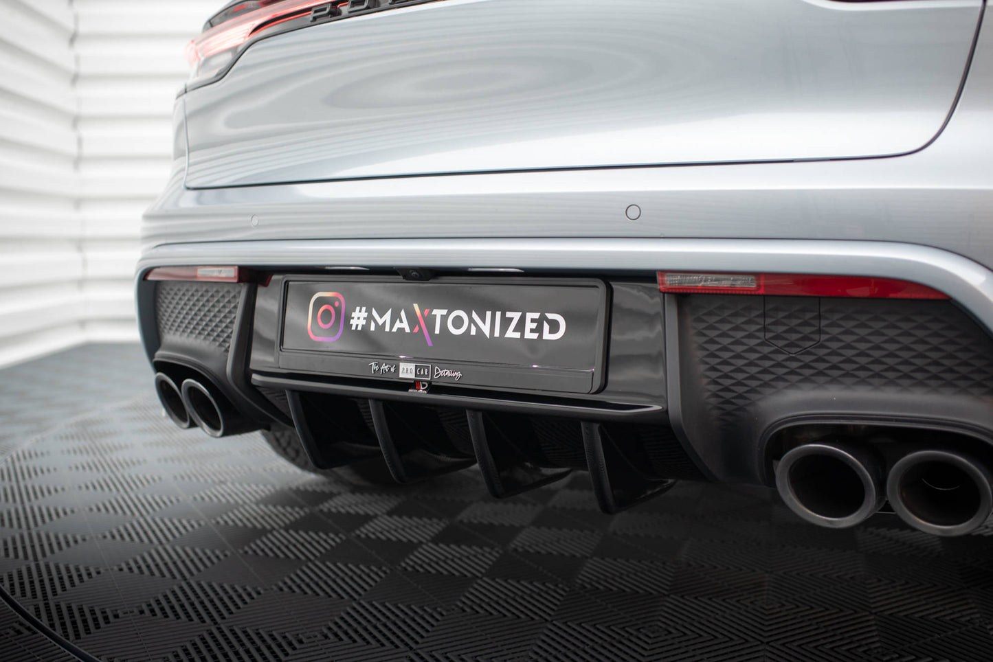 Bagerste diffuser Porsche Macan Mk1 Facelift 2