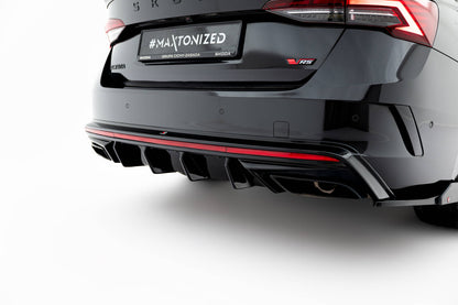 Bagerste diffuser Skoda Octavia RS Liftback / Combi Mk4 Facelift