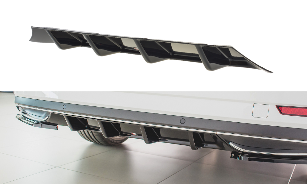 Bagerste diffuser Skoda Superb Liftback / Combi Mk3 FL