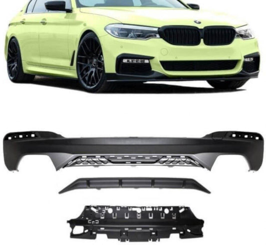Bagerste diffuser Sport-Performance til BMW 5er G30 G31 med M-Package