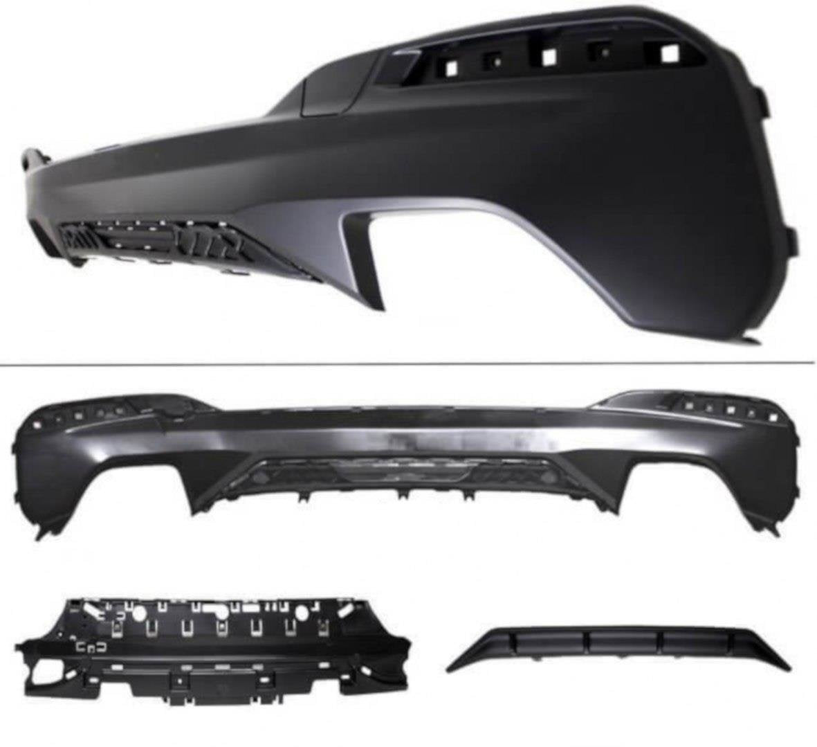 Bagerste diffuser Sport-Performance til BMW 5er G30 G31 med M-Package
