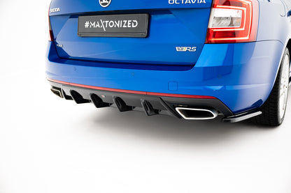 Bagerste diffuser V.1 Skoda Octavia RS Mk3 / Mk3 FL Hatchback / Estate