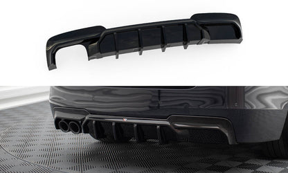 Bagerste diffuser V.2 BMW 5 M-Pack F10 / F11 (Version med double exhaust on one side)