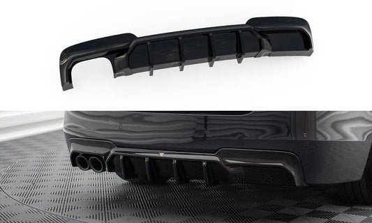 Bagerste diffuser V.2 BMW 5 M-Pack F10 / F11 (Version med double exhaust on one side)