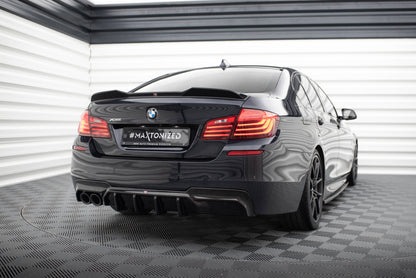Bagerste diffuser V.2 BMW 5 M-Pack F10 / F11 (Version med double exhaust on one side)