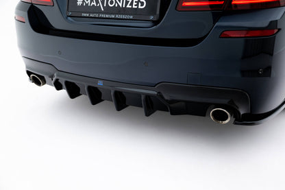 Bagerste diffuser V.2 BMW 5 M-Pack F10 / F11 (Version med two single exhausts)