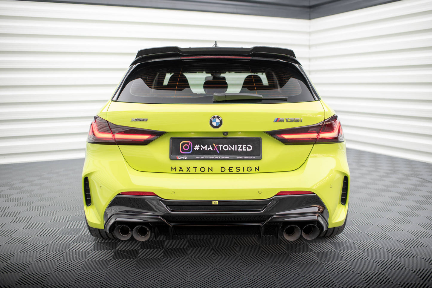 Bagerste diffuser V.2 + Milltek Sport Exhaust BMW 1 F40 M135i