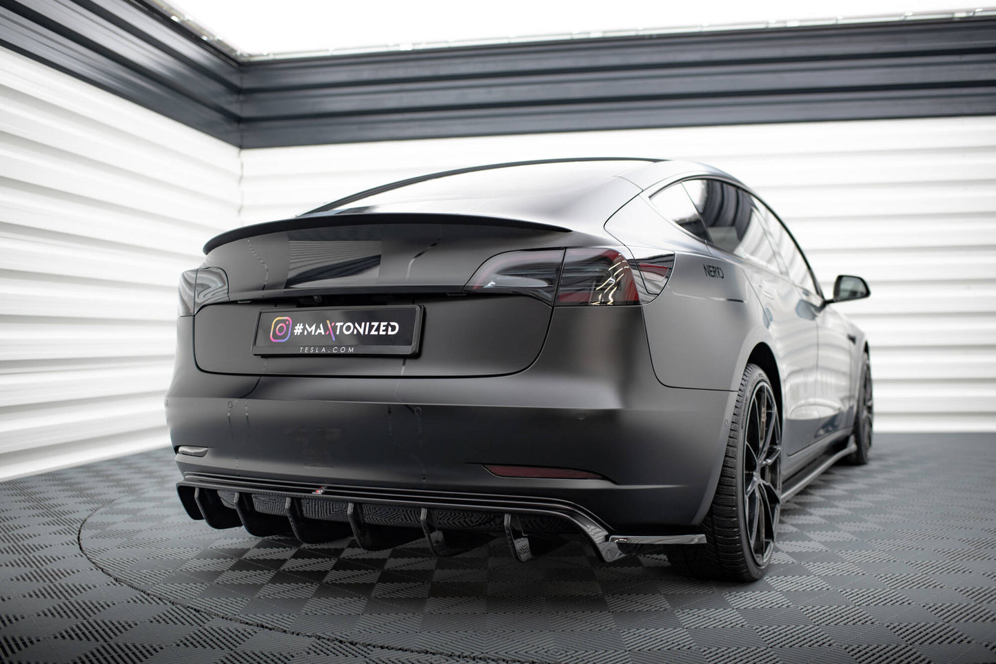 Bagerste diffuser V.2 Tesla Model 3