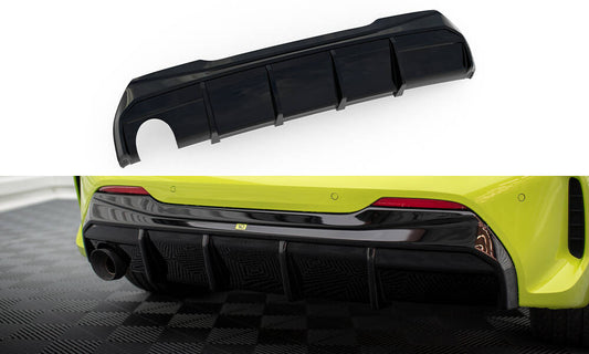 Bagerste diffuser V.3 BMW 1 M-Pack / 128ti F40 (Version med single exhaust tips on one side)