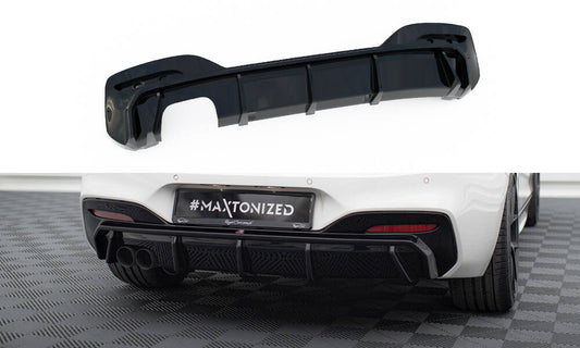 Bagerste diffuser V.3 BMW 1 M-Pack F20 Facelift (Single side dual exhaust version)