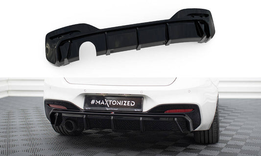 Bagerste diffuser V.3 BMW 1 M-Pack F20 Facelift (Version med single exhaust on one side)